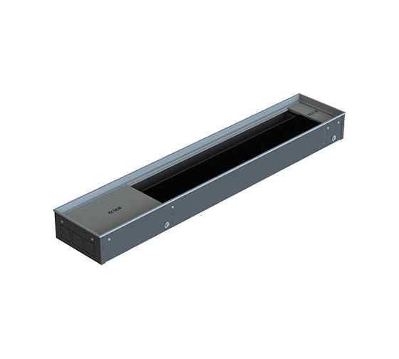 Конвектор ELSEN EKN 240х200х2200, роликовая решётка, алюминий, натуральный, рамка-алюминий, 1611 Вт EKN.240.200.2200