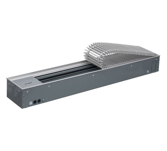 Конвектор ELSEN EKN, 300х90х2700, роликовая решётка, алюминий, тёмная бронза, рамка-алюминий, цвет рамки-тёмная бронза EKN.300.90.2700 DABR
