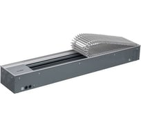 Конвектор ELSEN EKN, 300х90х3100, роликовая решётка, алюминий, тёмная бронза, рамка-алюминий, цвет рамки-тёмная бронза EKN.300.90.3100 DABR