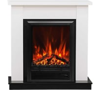 Каминокомплект ELEKAM baltimore с очагом pulsar 23g белый с черным (разборный) 100078