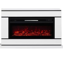 Каминокомплект ELEKAM bertino с очагом pulsar 38 белый с черным 100048