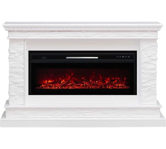 Каминокомплект ELEKAM venice с очагом pulsar 38 белый 100065