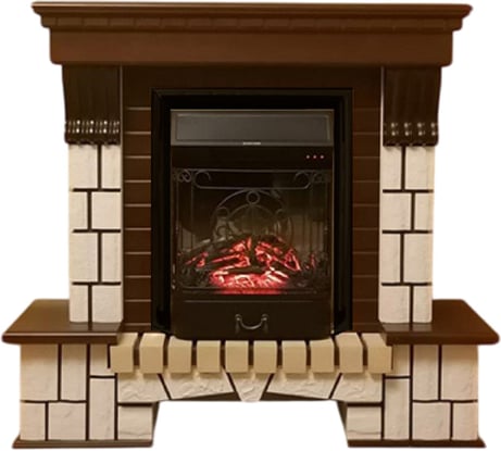 Каминокомплект InterFlame Экстер Магия Люкс Majestic BL Majestic темный дуб