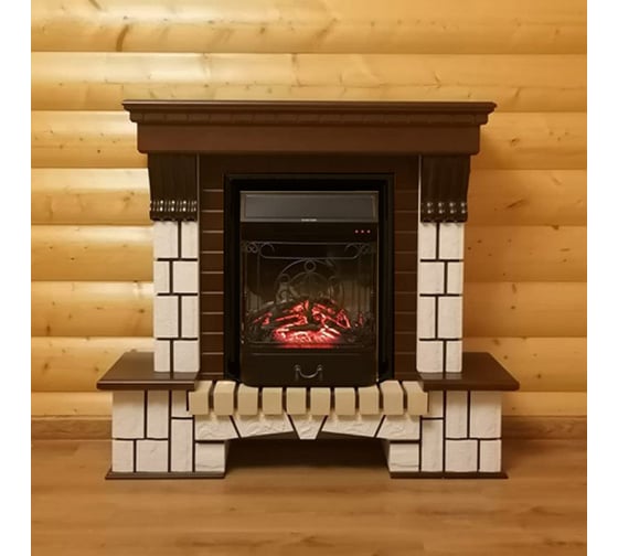 Каминокомплект InterFlame Экстер ЕС с Majestic BL темный дуб