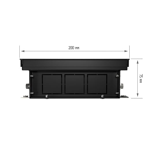 Внутрипольный конвектор ROYAL THERMO ATRIUM-75/200/2200-DG-U-NA НС-1477710