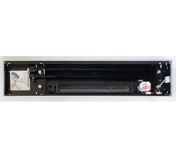 Внутрипольный конвектор с вентилятором KVZ без решетки KVZ-Vent-180-70-2400-5V-UA