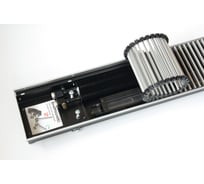 Внутрипольный конвектор KVZ с вентилятором с решеткой KVZ-Vent-180-70-2400-5V-UA/RRA-180-2400-A