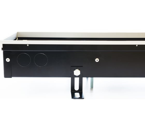 Внутрипольный конвектор KVZ с вентилятором с решеткой KVZ-Vent-230-80-1400-2V-UA/RRA-230-1400-A