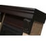 Угловой портал Firelight Forte 25U камень бежевый, шпон темный дуб 5