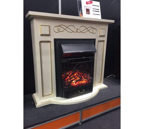 Каминокомплект InterFlame Aspen ЕС c Magestic Brass беж с з/п