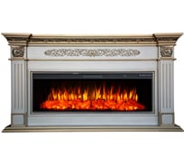 Каминокомплект InterFlame Елизавета с Freespace50 бежевый золотой патиной Елизавета с Freespace50 бежевый ЗП