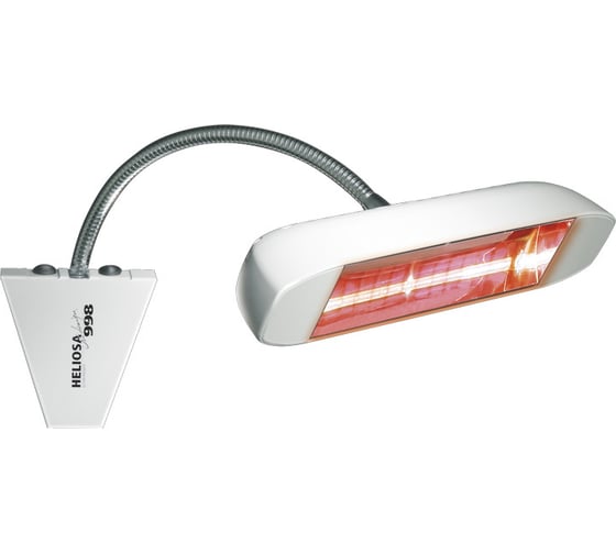 Инфракрасный обогреватель HELIOSA HI DESIGN цвет белый 998 IPX5/1500W