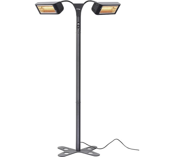 Инфракрасный обогреватель HELIOSA HI DESIGN стойка "плечи-держатели", цвет черный 993 IPX5/3000W 1