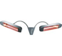 Инфракрасный обогреватель HELIOSA HI DESIGN "плечики" цвет черный 997 IPX5/3000W