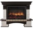 Портал Firelight Forte 25S камень белый, шпон темный дуб 1