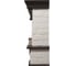 Портал Firelight Forte 25S камень белый, шпон темный дуб 2