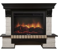 Портал Firelight Forte 25S камень белый, шпон венге