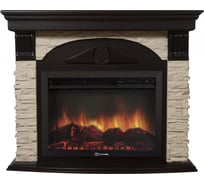 Портал Firelight Torre 25S камень слоновая кость, шпон венге