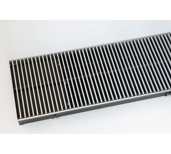 Внутрипольный водяной конвектор с решеткой KVZ KVZ-300-80-2000-UA/RRA-300-2000-A