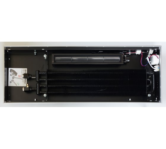 Внутрипольный конвектор с вентилятором и решеткой KVZ 800x300x80 KVZ-Vent-300-80-800-1V-UA/RRA-300-800-A