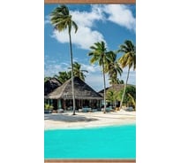 Инфракрасный настенный обогреватель Домашний Очаг 500Вт для дома, для дачи, лагуна