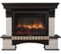 Портал Firelight Forte 30S камень белый, шпон темный дуб 1