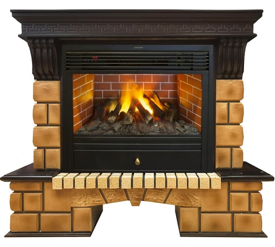 Электрический камин RealFlame California Brick 3D 26+3D Novara 10014148 1