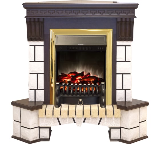 Электрический камин RealFlame California Corner new STD+Fobos BR 10013893