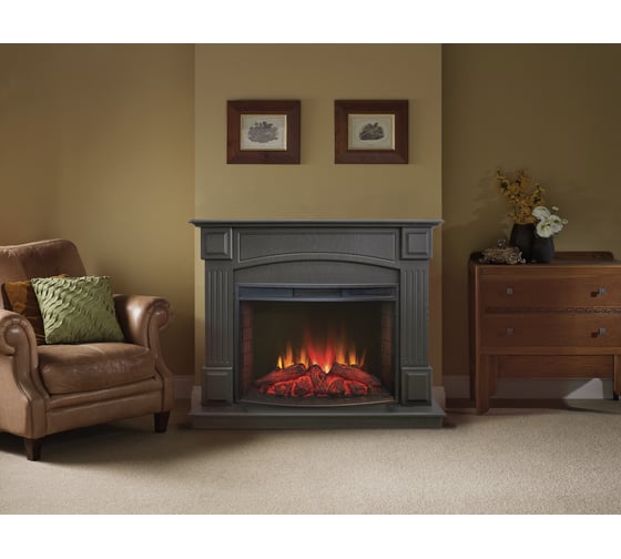 Электрический камин RealFlame Evelina 25,5 DN+Evrika 25,5 LED 10014969