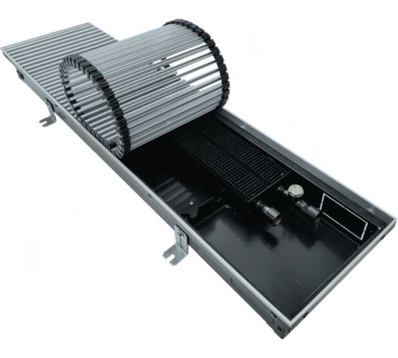 Внутрипольный конвектор GEKON eco c решеткой una h09 l090 t30 (без клапана) GETL0.00909030/UNA/NV