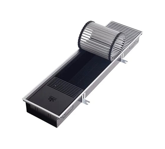 Внутрипольный конвектор GEKON eco с решеткой una h09 l120 t23 (без клапана) GETL0.00912023/UNA/NV 1