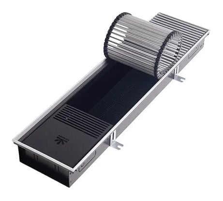 Внутрипольный конвектор GEKON eco с решеткой una h09 l130 t30 (без клапана) GETL0.00913030/UNA/NV