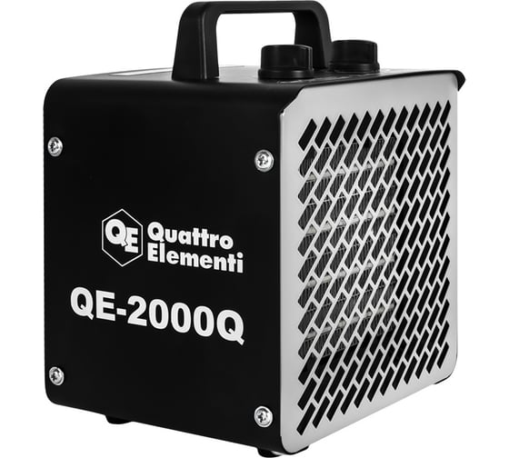 Керамический электрический нагреватель воздуха QUATTRO ELEMENTI QE-2000Q КУБ (1,0/2,0 кВт, 140 м.куб/ч, площадь обогрева 20 м2) 915-960