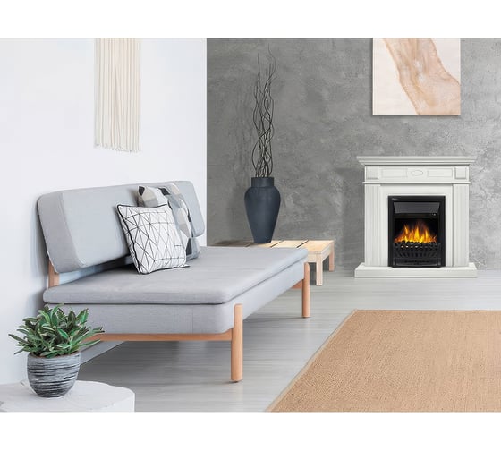 Портал Firelight Bianco Classic шпон белёный дуб НС-1141397