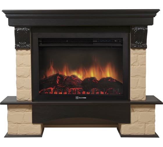 Портал Firelight Forte 26/30S камень бежевый, шпон венге НС-1171423