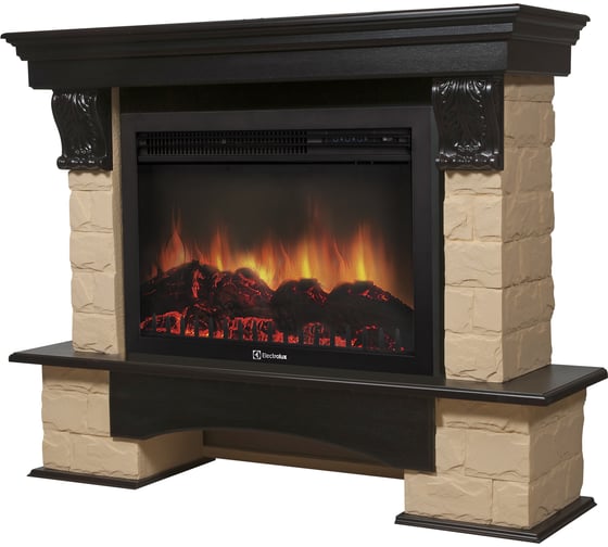 Портал Firelight Forte 26/30S камень бежевый, шпон венге НС-1171423