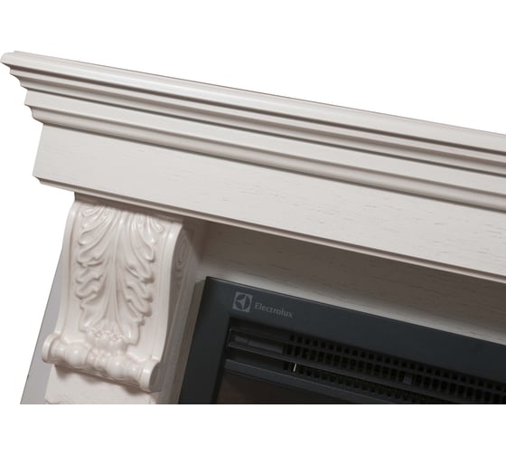 Портал Firelight Forte 26/30S камень белый, шпон белёный дуб НС-1171426