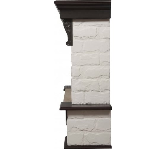Портал Firelight Forte Classic камень белый, шпон венге НС-1141392