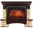 Угловой портал Firelight Pietra 26/30U камень сланец натуральный, шпон темный дуб НС-1171437 1