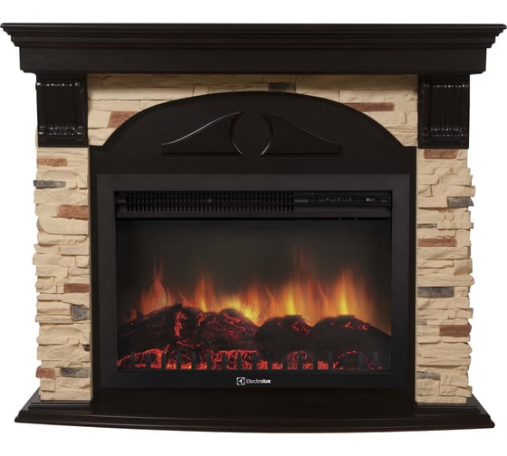 Портал Firelight Torre 26/30S камень сланец натуральный, шпон венге НС-1171433