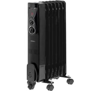 Масляный обогреватель Centek (Черный) 7 секций (15м) 1500Вт, 3 режима,защ.от перегрева CT-6200 Black