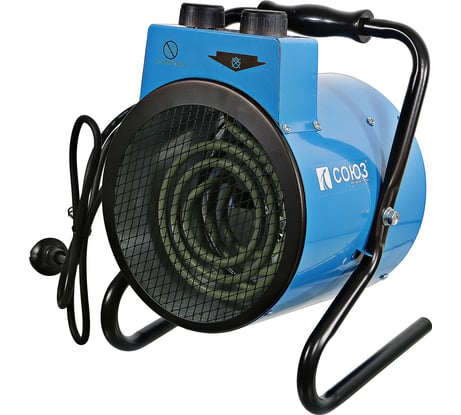 Электрическая тепловая пушка Союз 2 кВт, 185 м3/час, 2 режима, термостат ТПС-2027