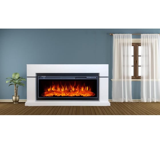 Каминокомплект InterFlame Гранд ЕС (Freespace40) с Freespace40 белый