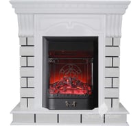 Каминокомплект InterFlame Беларусь Бэлси Фобос Люкс Fobos Bl белый