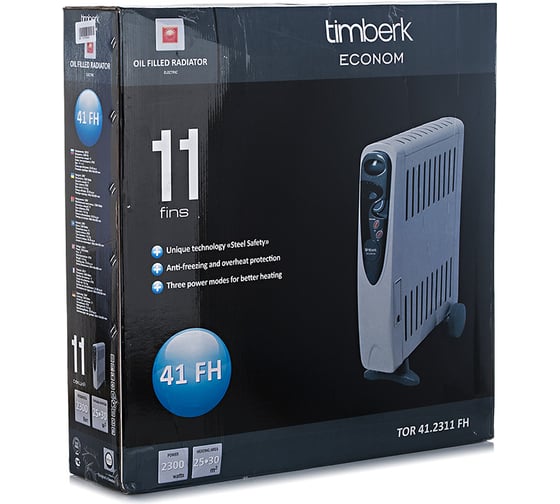 Масляный обогреватель Timberk TOR 41.2311 FH