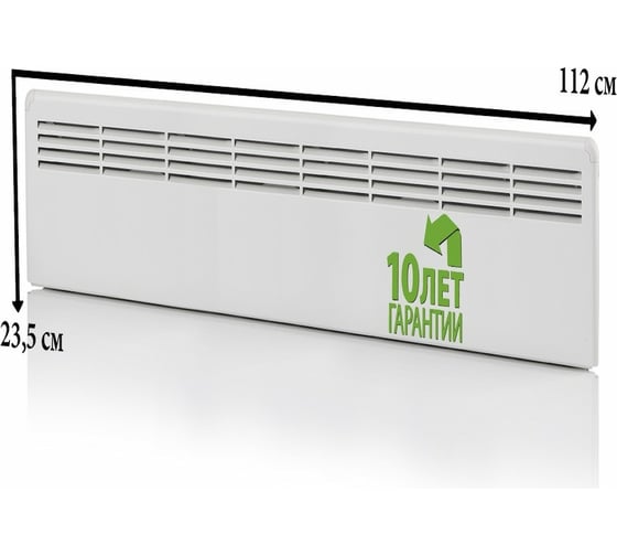 Конвектор Ensto FinnHeat MINI, механический термостат, вилка, 1000Вт EPHBMM10PR