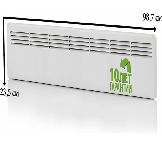 Конвектор Ensto FinnHeat MINI, механический термостат, вилка, 750Вт EPHBMM07PR