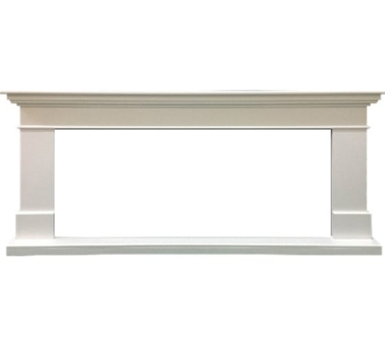 Каминокомплект InterFlame Турин ЕС (FREESPACE 55) белый с FREESPACE 55