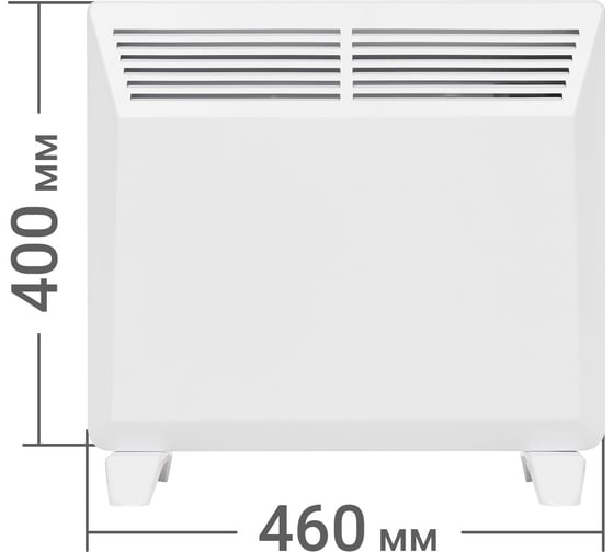 Электрический конвектор TDM ELECTRIC ЭК-1000X, термостат, ножки, белый, 1000 Вт, SQ2520-1211