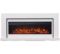 Каминокомплект ELEKAM montana с очагом pulsar 60 белый с черным 100113